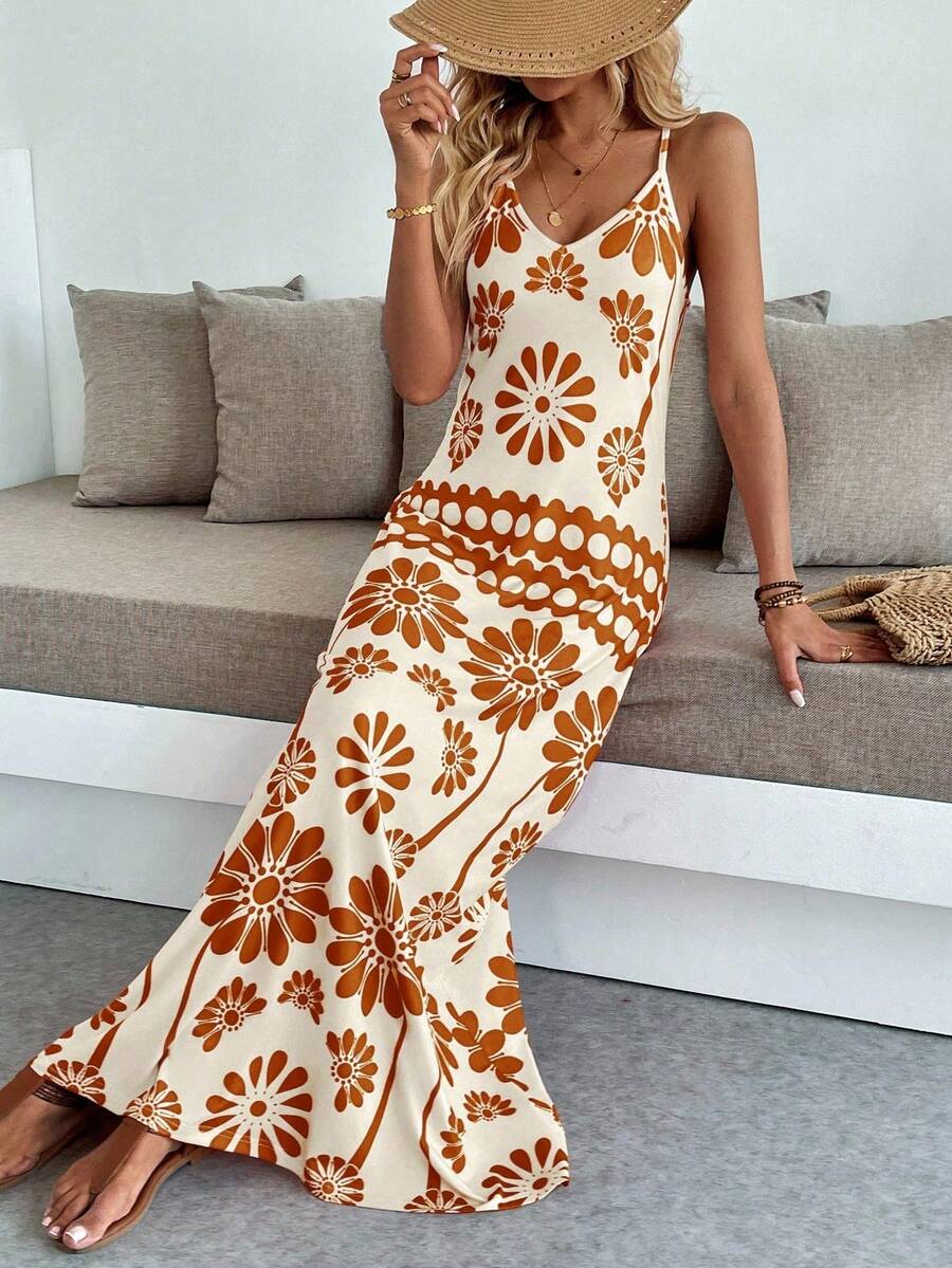 Vestido Aurora Longo Floral