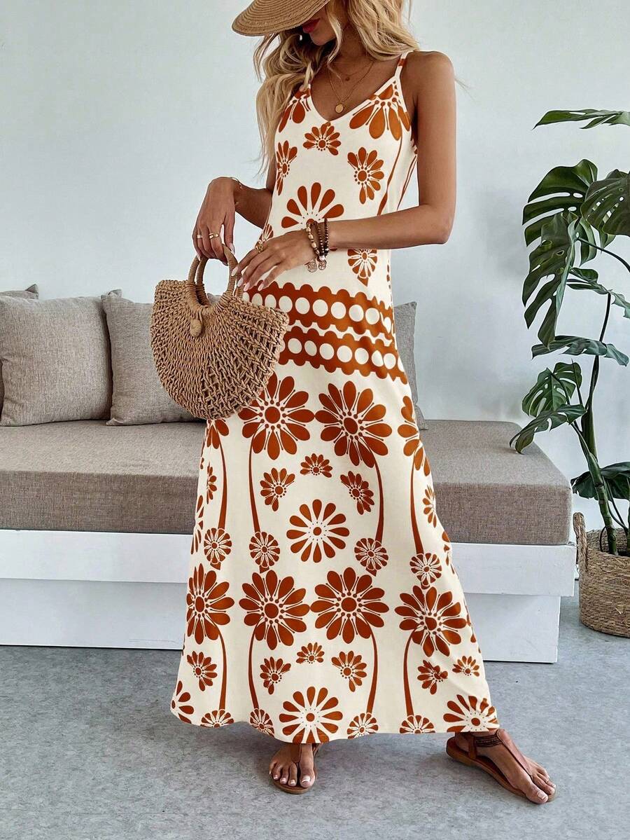 Vestido Aurora Longo Floral