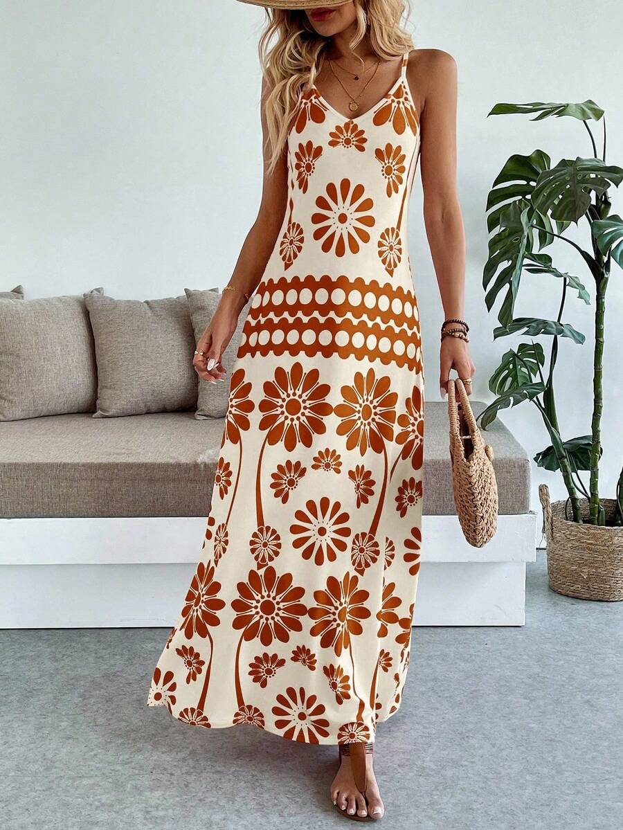 Vestido Aurora Longo Floral