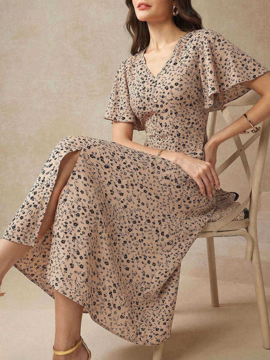 Vestido Camila com Botões Frontais