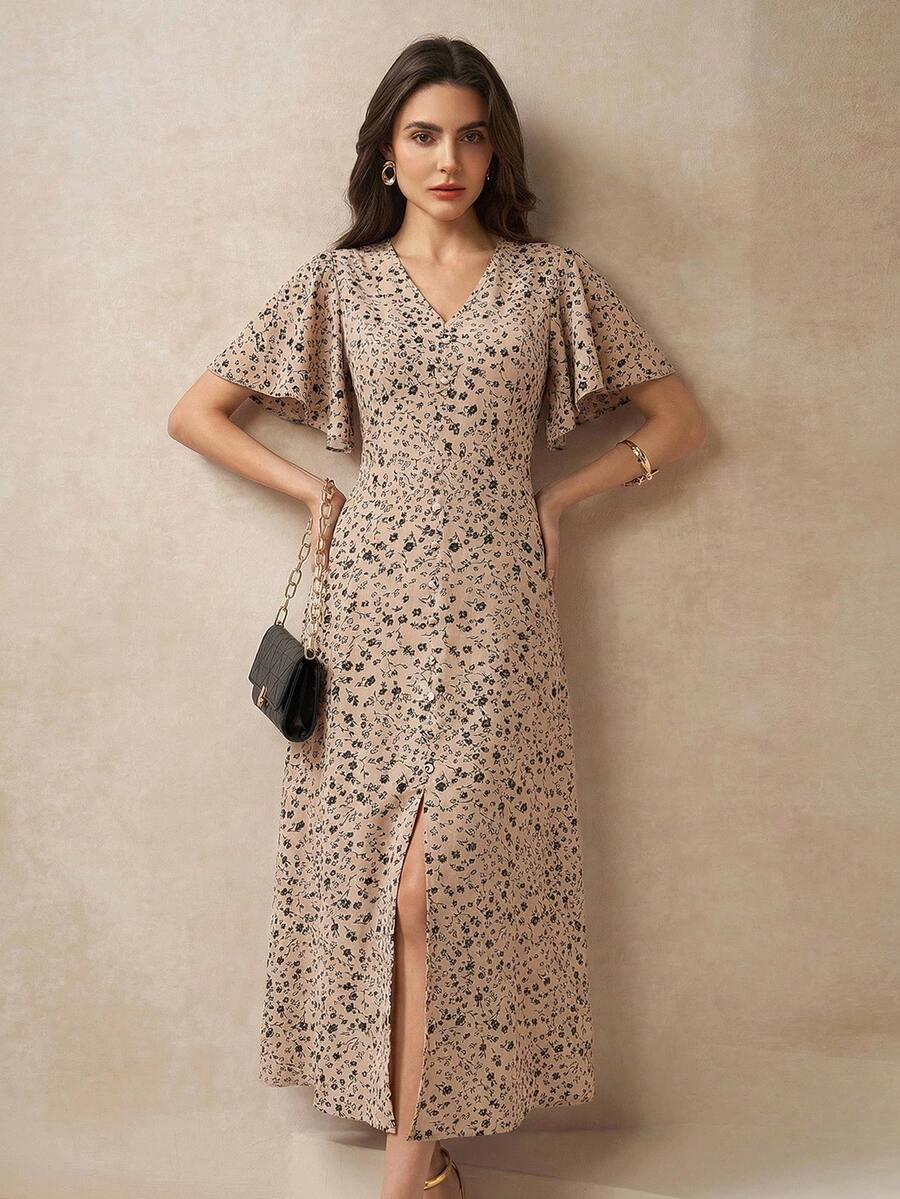 Vestido Camila com Botões Frontais