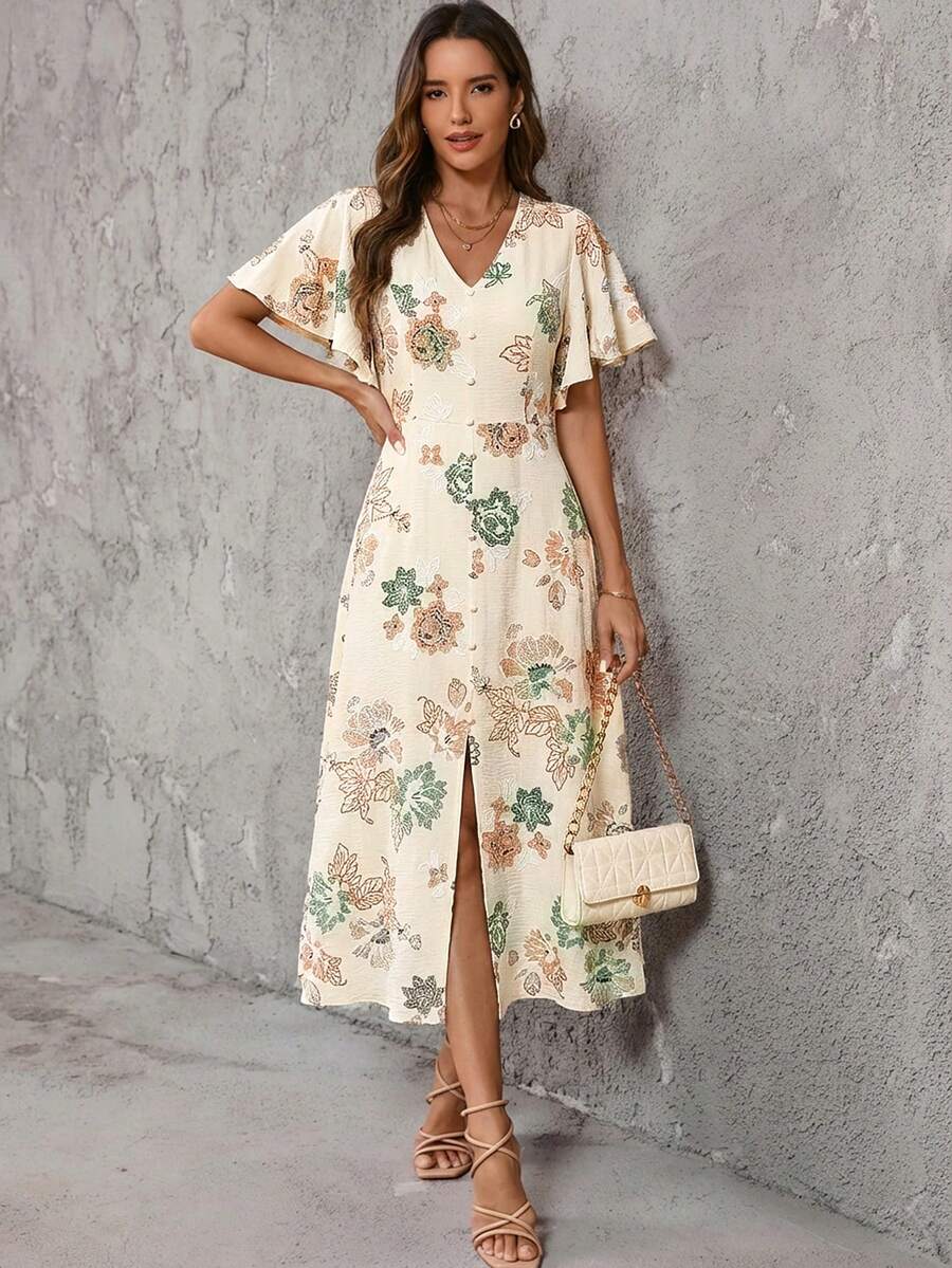 Vestido Camila com Botões Frontais