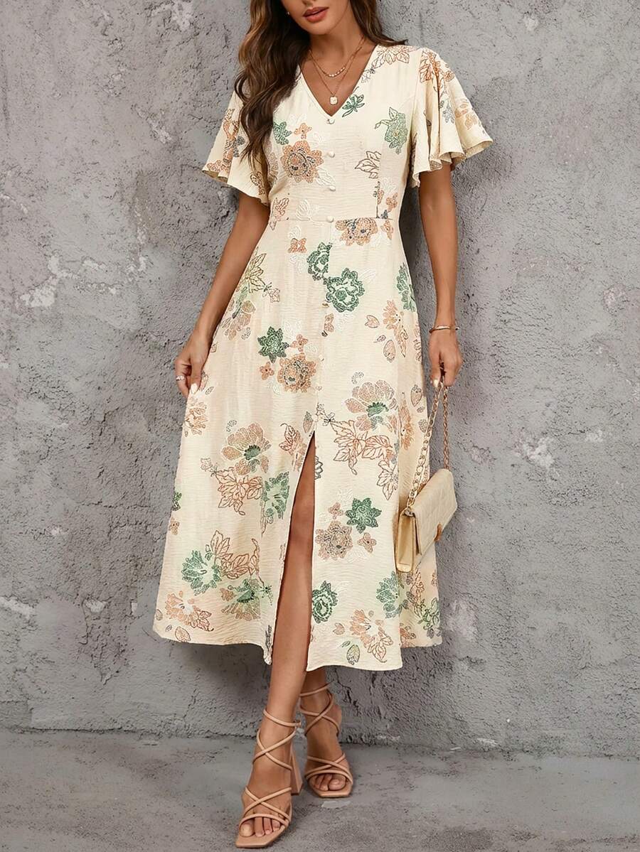 Vestido Camila com Botões Frontais