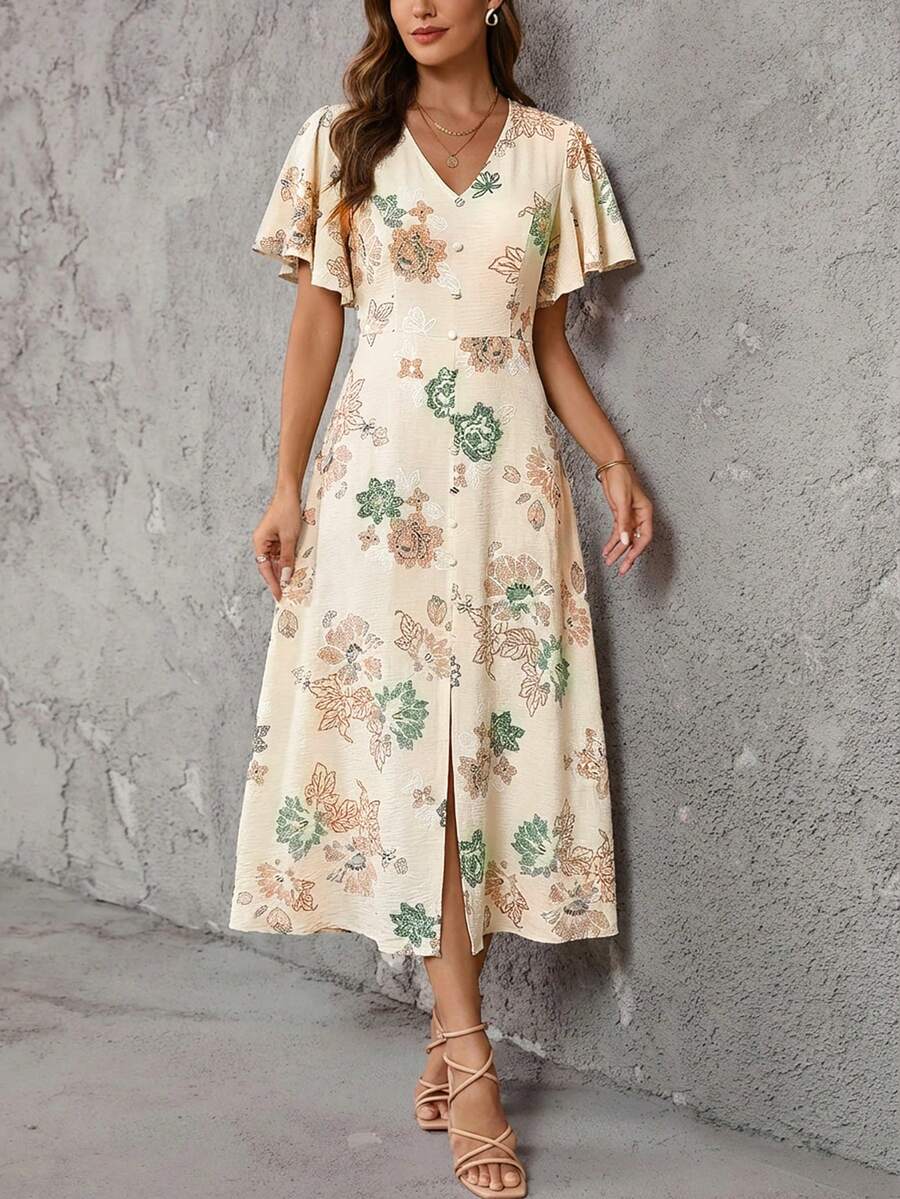 Vestido Camila com Botões Frontais