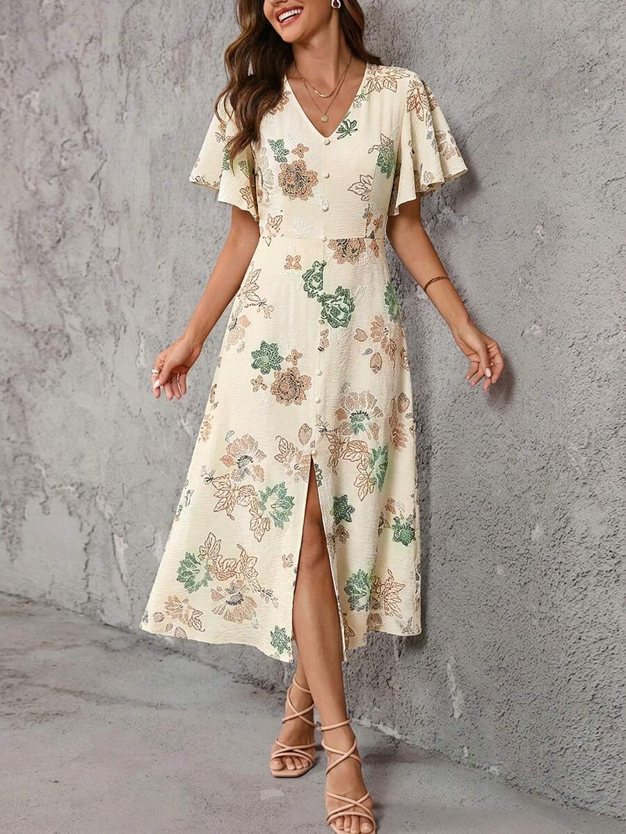 Vestido Camila com Botões Frontais
