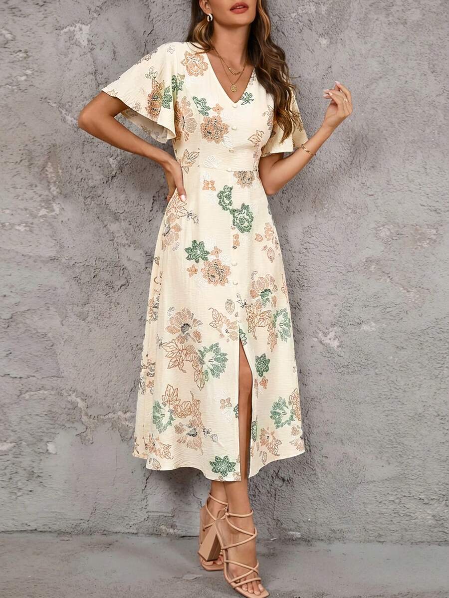Vestido Camila com Botões Frontais