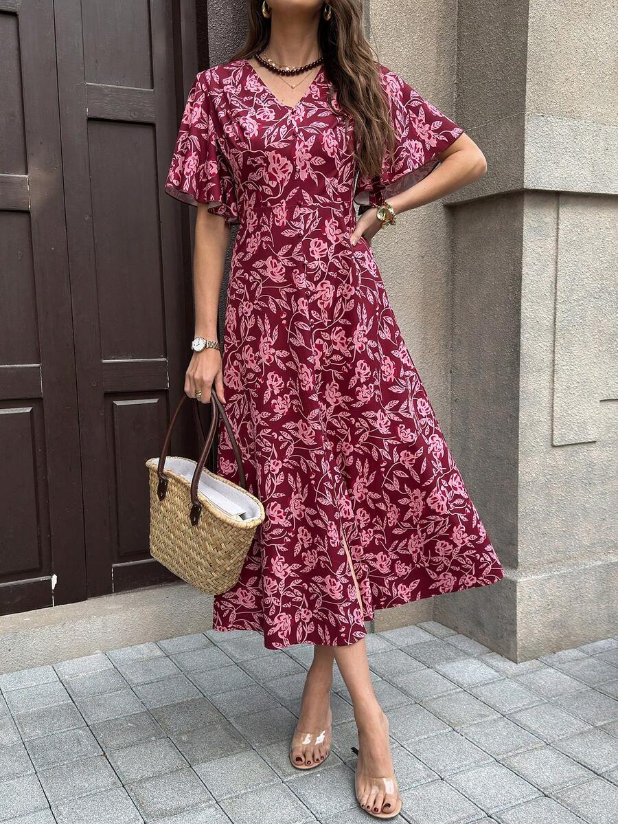 Vestido Camila com Botões Frontais