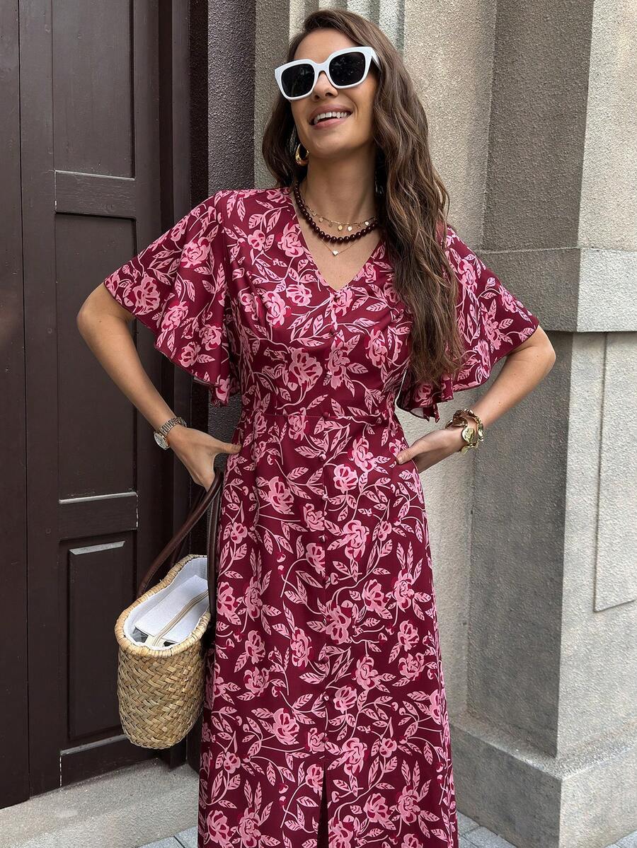 Vestido Camila com Botões Frontais