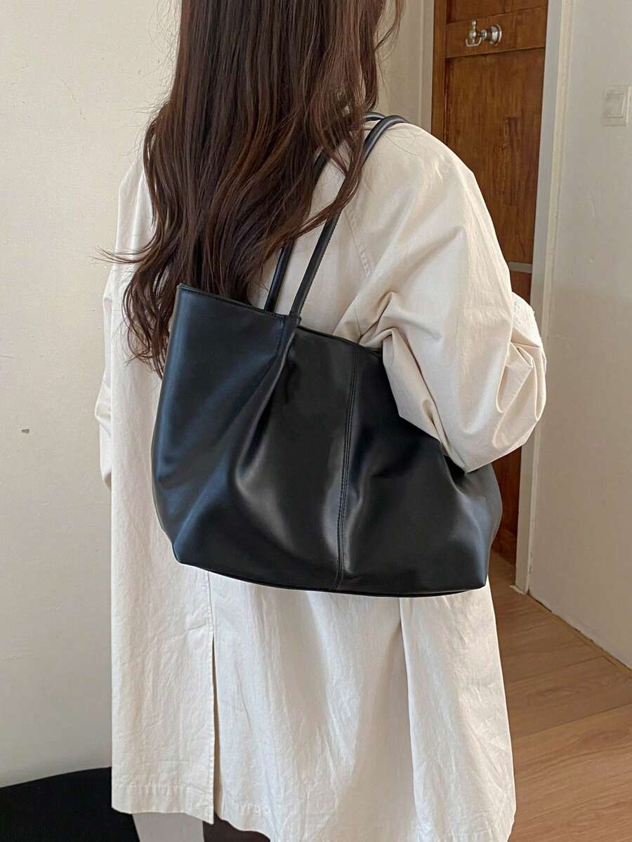 Bolsa Tote Siena Fosca com Contraste