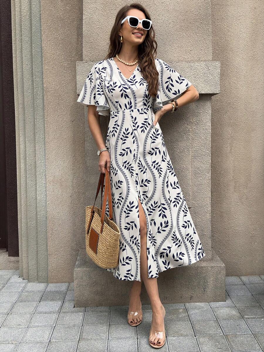 Vestido Camila com Botões Frontais