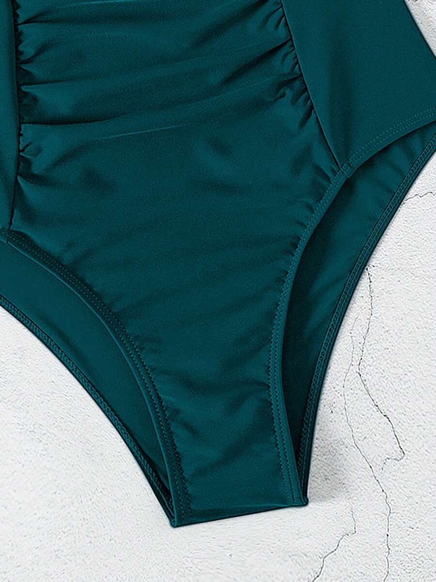 Maiô Elegance Detalhe Metálico em U