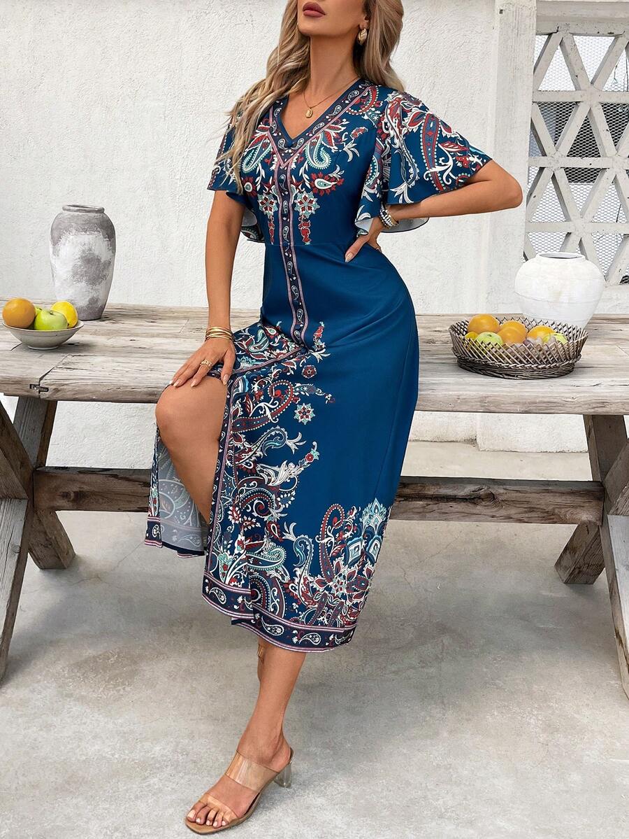 Vestido Camila com Botões Frontais