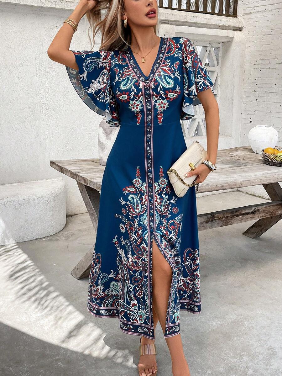 Vestido Camila com Botões Frontais