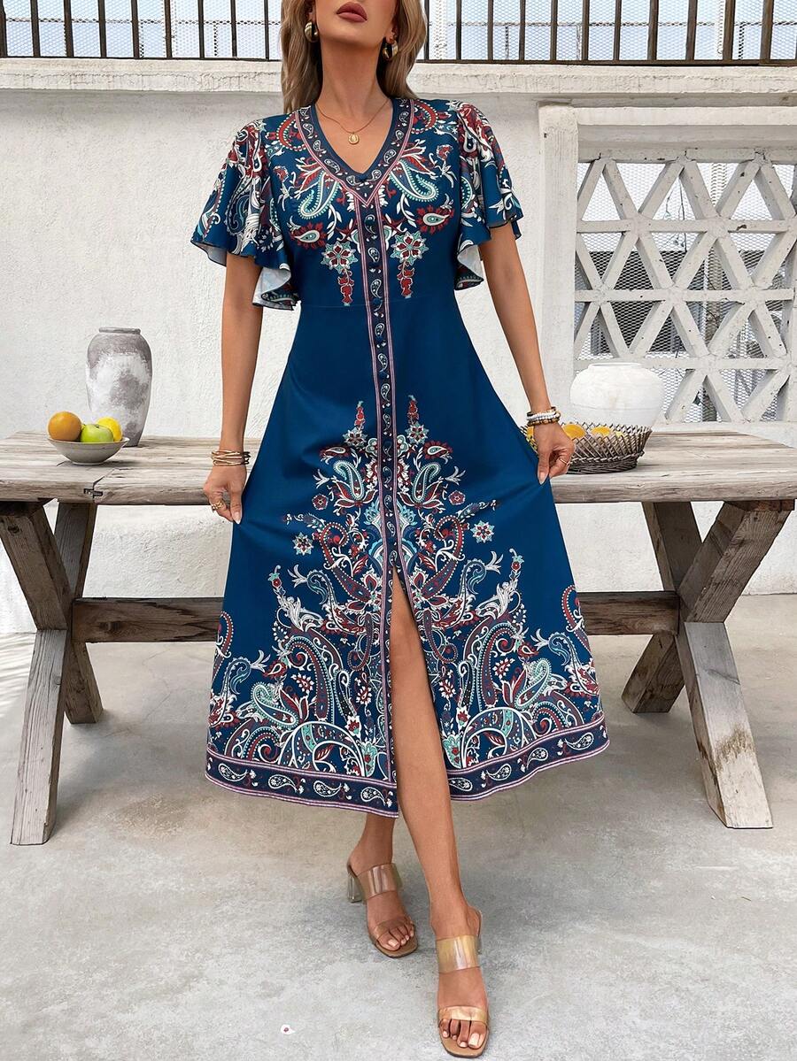Vestido Camila com Botões Frontais