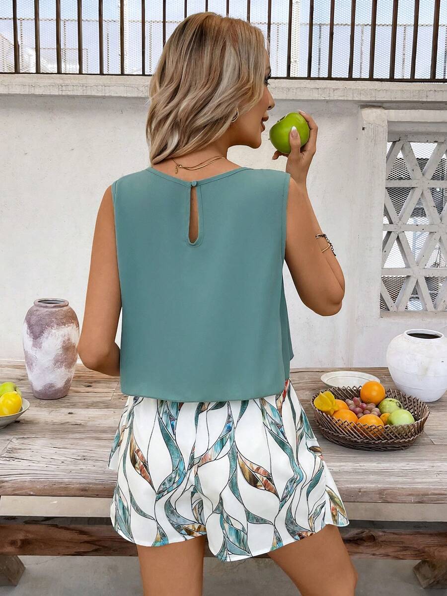 Conjunto Verão Rafaela Regata e Shorts