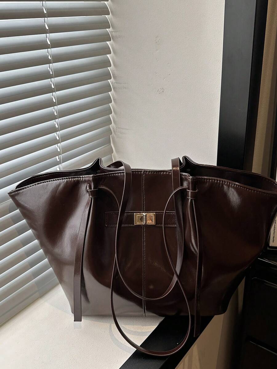 Bolsa Tote Firenze Grande com Ferragem