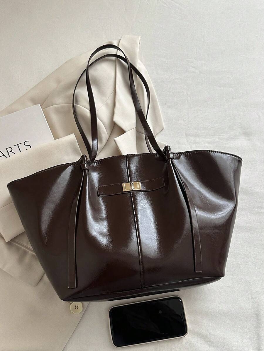 Bolsa Tote Firenze Grande com Ferragem