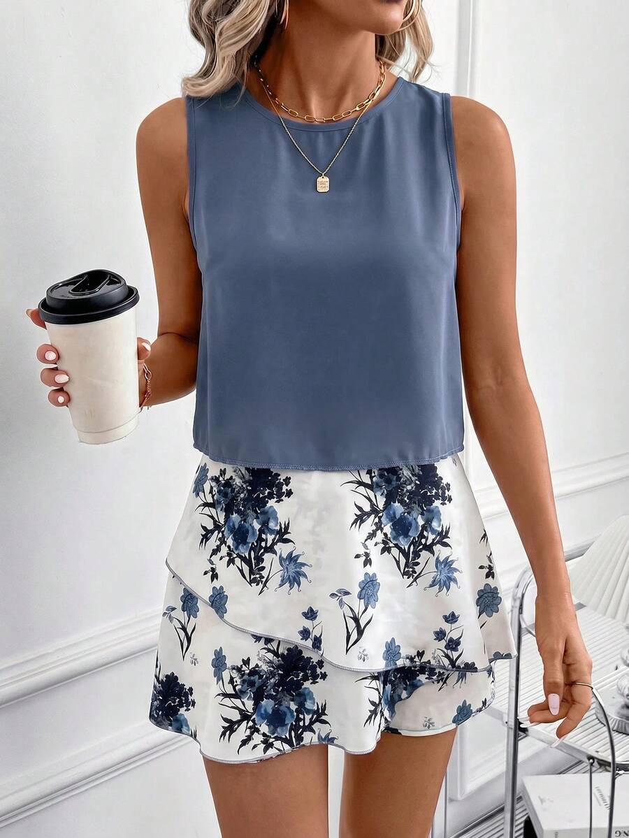 Conjunto Verão Rafaela Regata e Shorts