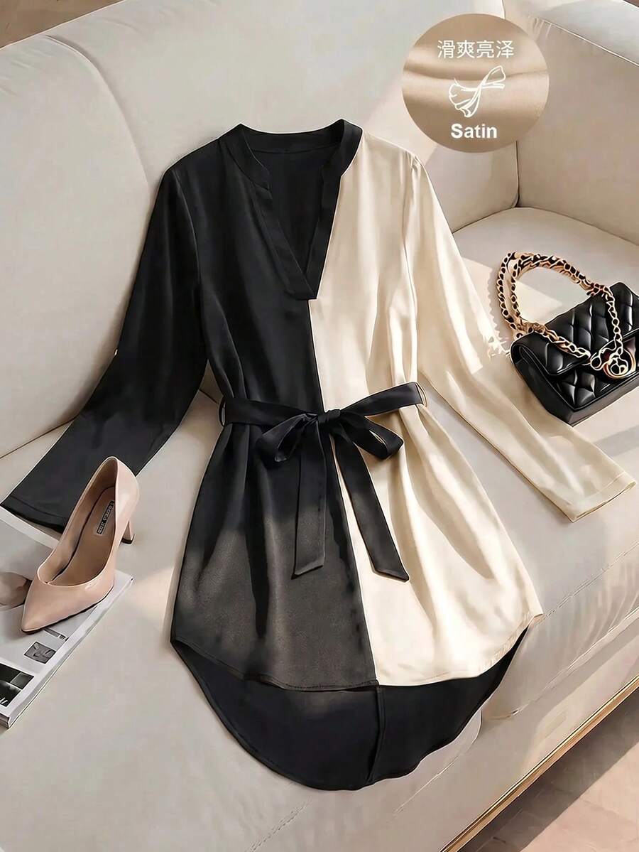 Vestido Poá Elisa Elegante Trabalho