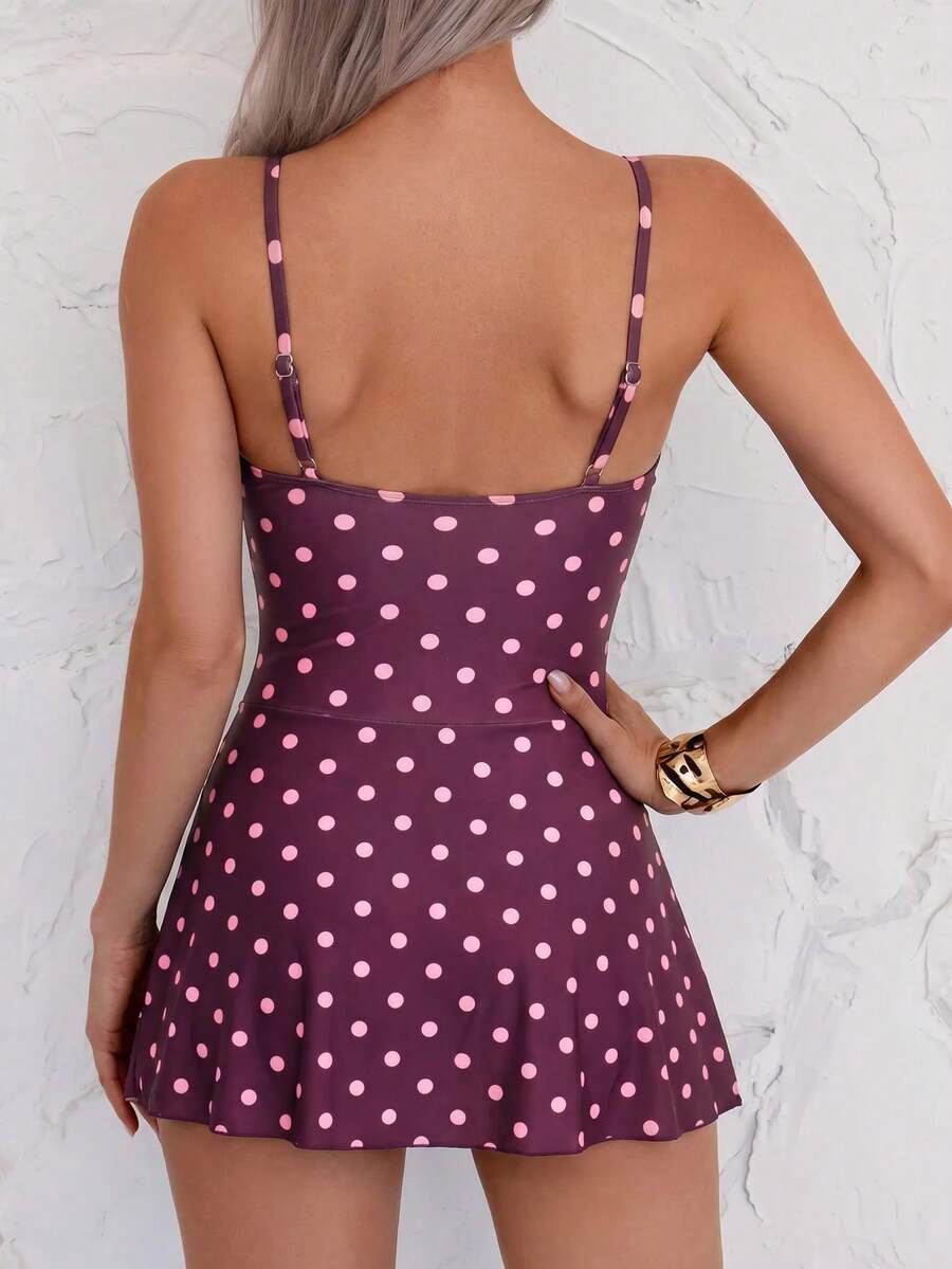 Maiô Monokini Longo Sofia Amarração no Pescoço